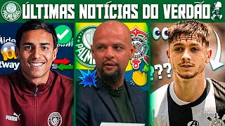 EXCELENTE! PALMEIRAS FECHA NOVO ACORDO! INFO SOBRE ZAGUEIRO SURPREENDEU! ABEL ANUNCIOU! FELIPE MELO+