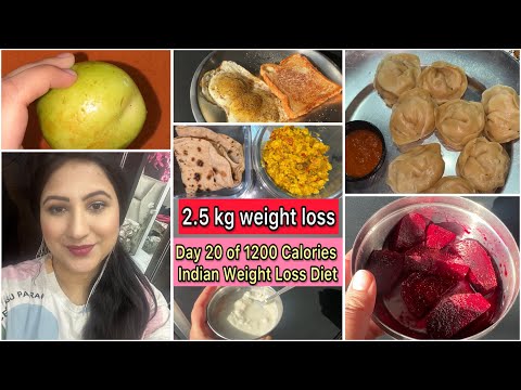 Day 20 of 1200 Calories Indian Weight Loss Diet | 3 Pounds Lost | What I eat in a day to lose weight