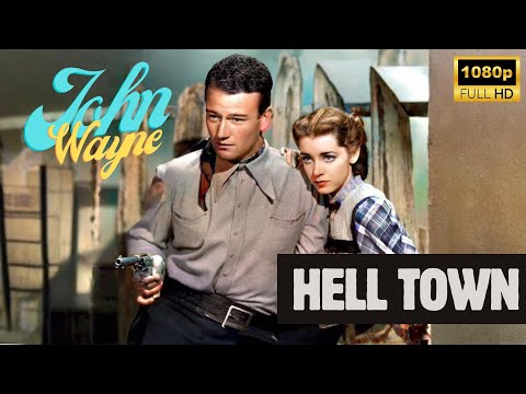 Hell Town (1937): Grit, Guns, and the Wild West Adventure | John Wayne - Colorized