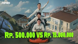 FOURMENS JALAN-JALAN KE BANDUNG Rp 500.000 VS Rp 15.000.000!