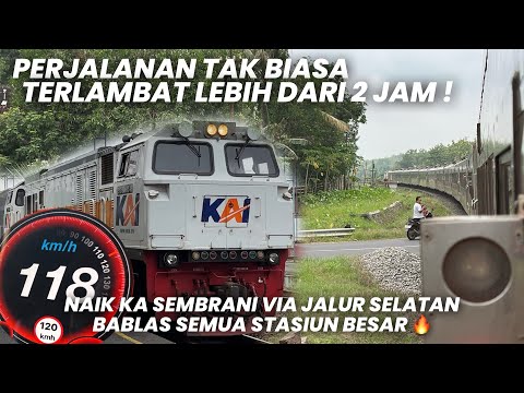 PERJALANAN LUAR BIASA AKIBAT JALUR TAK DAPAT DI LEWATI‼️Naik KA Sembrani Memutar via Jalur Selatan