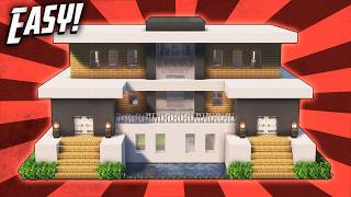 Minecraft: How To Build A Modern Mansion House Tutorial (#55)