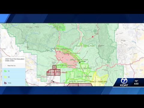 YouTube video thumbnail: Trout Fire Continues to Grow in Southwest New Mexico