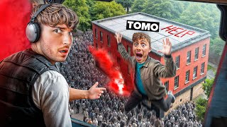 I SAVED Little Brother From HUGE Zombie Apocalypse in GTA 5..