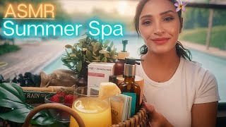 🌺 ASMR Summer Spa 🌴 Let Me Massage and Relax You at a Tropical Poolside Oasis
