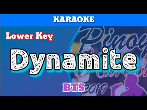 Dynamite by BTS (Karaoke : Lower Key)