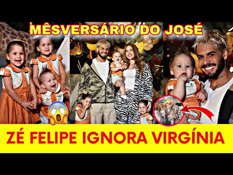 ZÉ FELIPE REJEITA VIRGÍNIA NA FESTA DE MÊSVERSÁRIO DO JOSÉ LEONARDO 😱