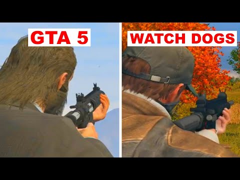 GTA 5 vs Watch Dogs - Weapon Comparison