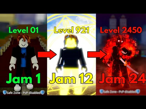 Aku Menghabiskan 24 JAM di Blox Fruit (Roblox)