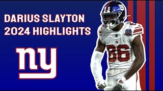Darius Slayton 2024 Highlights