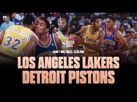 UN DES PLUS GRANDS GAME 7 DE L'HISTOIRE ! Los Angeles Lakers - Detroit Pistons G7 / NBA Finals 1988