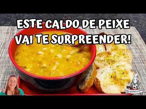 CALDO DE PEIXE ESTA RECEITA QUE VAI TE SURPREENDER / RENDE MUITO  /AQUECE E ALIMENTA MUITO