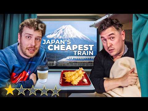 I Slept on Japan's CHEAPEST Overnight Train 🇯🇵 Feat.@CDawgVA​