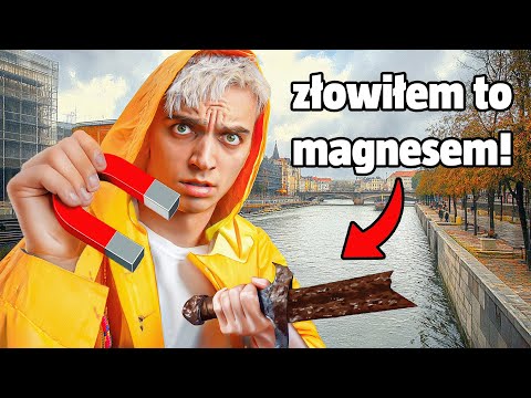 znaleźliśmy MIECZ? - ŁOWIMY MAGNESEM NEODYMOWYM!