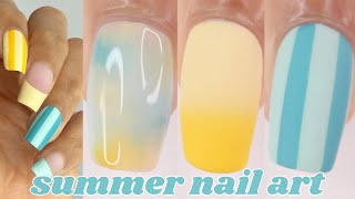 easy summer nail art ideas , nail art compilation 2025