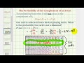 Probability Concepts and Calculations