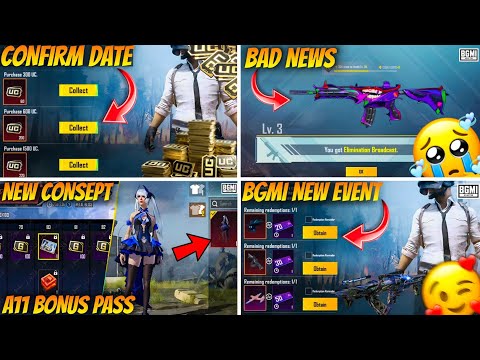 🥲BAD NEWS !! NEXT UC UP EVENT CONFIRM DATE | FOOL M416 ! A11 BONUS PASS ! KUMARI GAMER