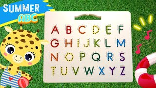 Summer ABC Song | Lean the to write the alphabet with Magnatab and our Alphabet Song