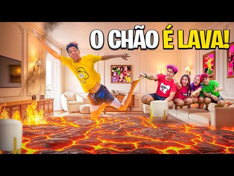 24 HORAS SEM PISAR NO CHÃO *O chão é lava !