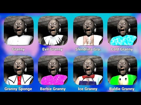 Granny v1.8 All New Mods || Cold Granny | Sponge Granny | Ice Granny | Granny Mod | Granny Update