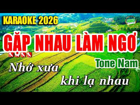 Gặp Nhau Làm Ngơ Karaoke Nhạc Sống Phối Chuẩn 2026 – BEAT CHA CHA CHA PHỐI MỚI CỰC HAY VÀ DỄ HÁT