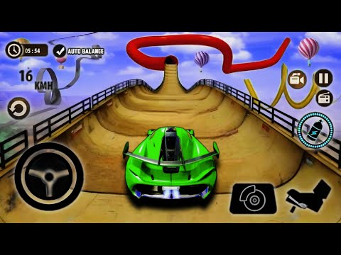 Crazy Sports Car Stunts 3D - Ramp Car Jumping Complications 🫨 - Android Gameplay