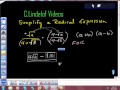 Simplifying Radical Expressions with Conjugates