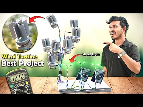 Wind Turbine Tree - Eco Friendly Project | Best Science Project