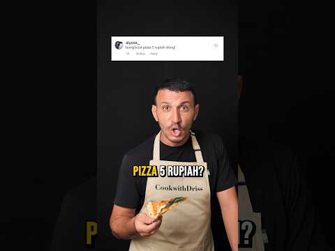Pizza 5 rupiah buat kaum mendang-mending🫣