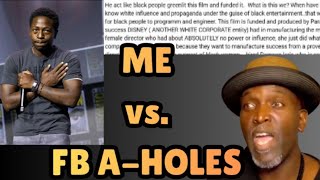 So called "FBA" questions MY BLACKNESS over stance on Black Panther casting!