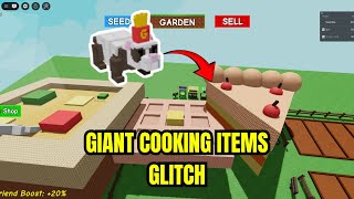 How To COOK GIANT FOOD ITEMS In Grow A Garden (100% Prismatic reward)