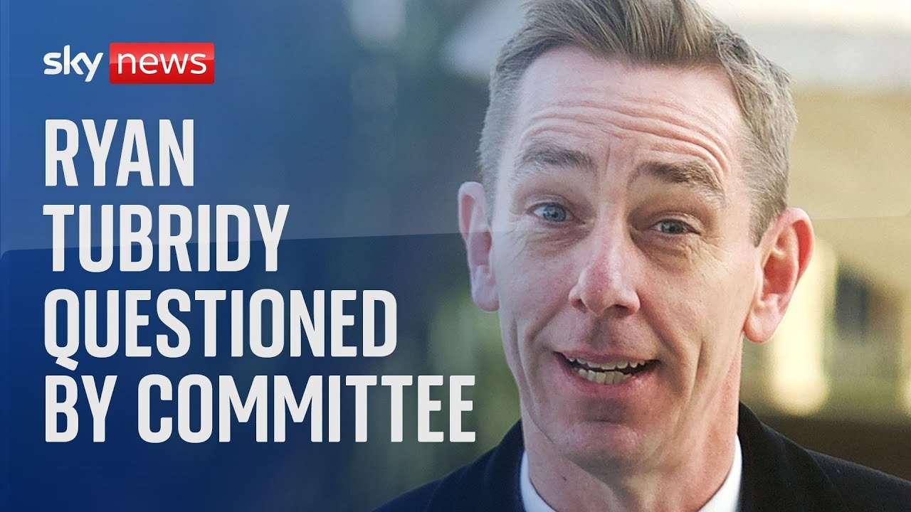 Irish TV Personality Ryan Tubridy and his Agent face Committee of MPs
