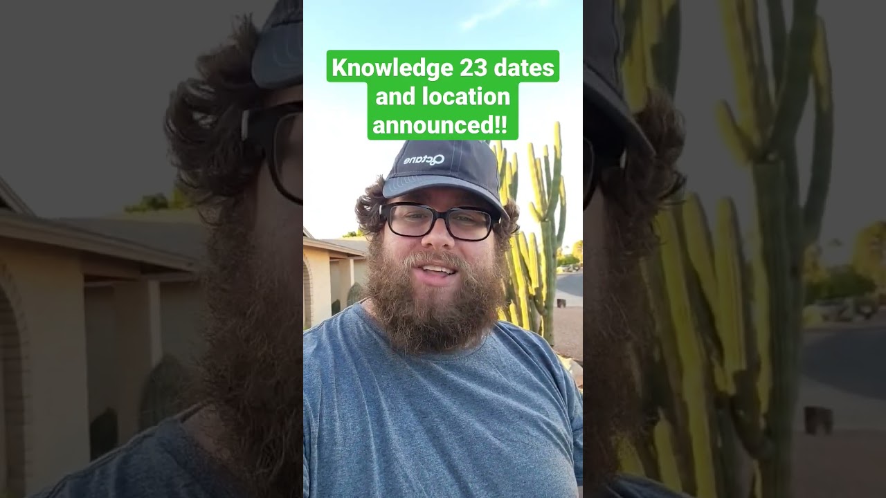 ServiceNow Knowledge 23 announced TODAY!  #know23 #tech servicenow