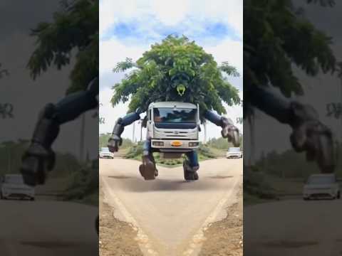 Ashok leyland 4825.TN dumper 16Chakka Dumper Walking funny video #sujal13  #aivideo #ai #aiediting