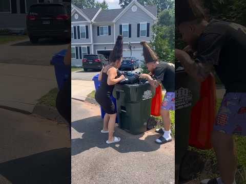 RANDOM GIRL EATS MY FOOD OUT OF GARBAGE! 😡 #shorts