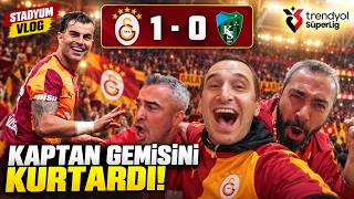 KAPTAN ABDÜLKERİM BARDAKÇI GEMİSİNİ KURTARDI!🔥| GALATASARAY 1-0 KOCAELİSPOR STADYUM VLOG