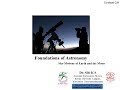Astronomy Concepts and Principles