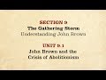 John Brown and the Abolitionist Movement