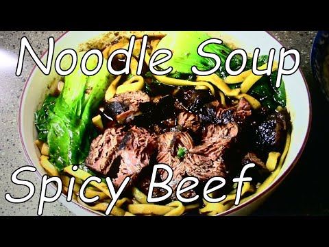 Taiwan Spicy Beef Shank Noodle Soup