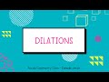 Understanding Dilations in Geometry