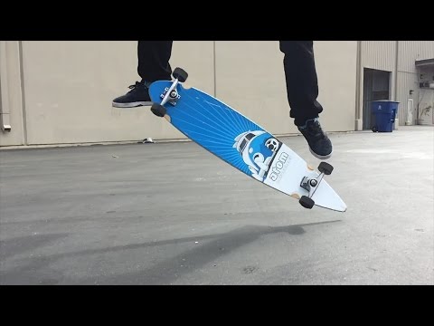 KICKFLIP ON A LONGBOARD?!