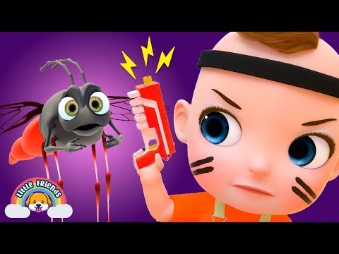Mosquito VS Baby Song + More Nursery Rhymes & Kids Songs | Little Friends