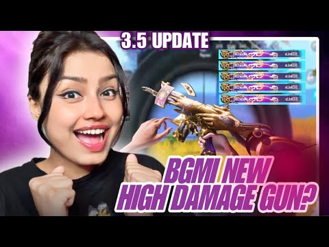 🔥BGMI NEW 3.5 UPDATE HIGHEST DAMAGE GUN IS HERE?😱FaceMe Gaming