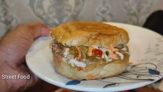 How to make burger on road side.