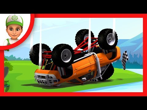 Handy Andy and Blaze and the Monster Machines at the races - episodes blaze