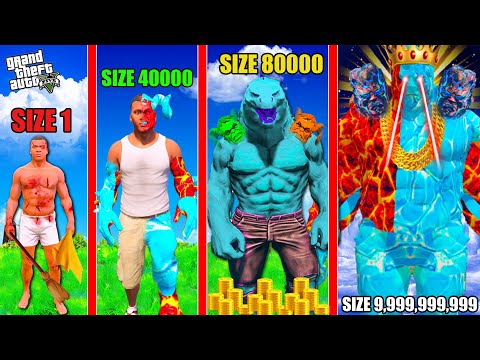 Franklin upgrade the STRONGEST HULK ICE TITAN ever in gta v