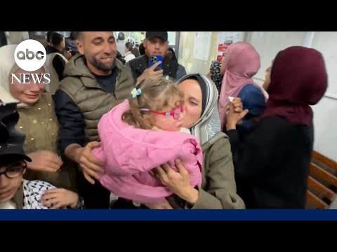 YouTube video thumbnail: 2-Year-Old Palestinian Toddler Reunites With Mom in Gaza Years After Start of War