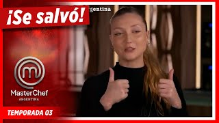 María Sol logró salvarse de la eliminación gracias a su esfuerzo | Temp. 03 | MASTERCHEF ARGENTINA