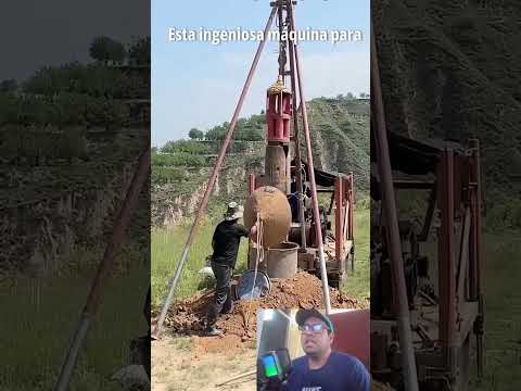 ✅Ingeniosa Maquina para Escabar Pozo #construccion #ingenieria #home