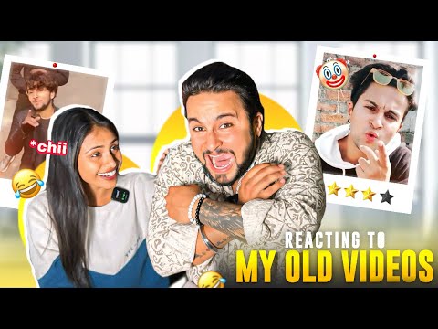 Reacting To My Old Videos😱 - Playboi Adi